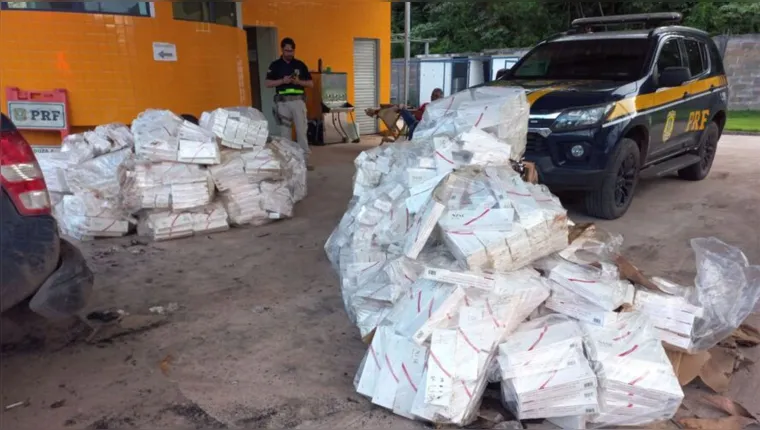 Imagem ilustrativa da notícia PRF apreende 29 mil maços de cigarro em Santarém
