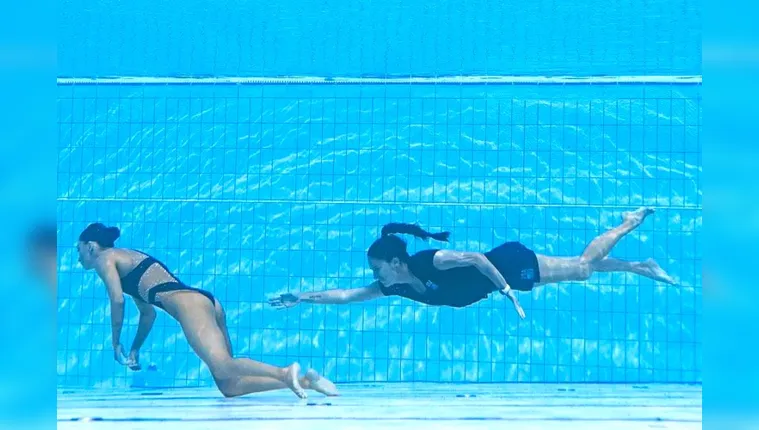Imagem ilustrativa da notícia Nadadora que desmaiou em prova conta que "tudo ficou preto"