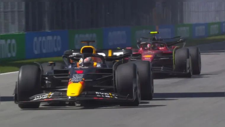 Imagem ilustrativa da notícia Fórmula 1: Verstappen segura Sainz e vence GP do Canadá