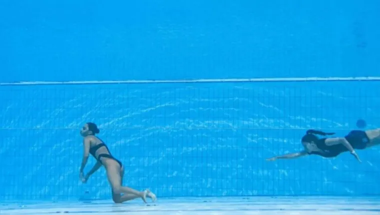 Imagem ilustrativa da notícia Nadadora que desmaiou já havia passado mal duas outras vezes