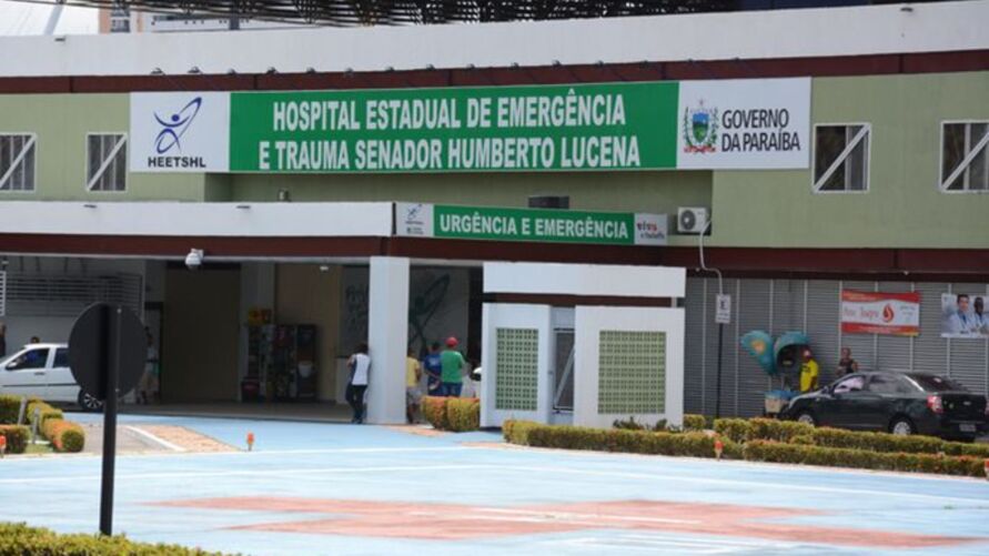 Homem foi socorrido no Hospital de Emergência e Trauma de João Pessoa