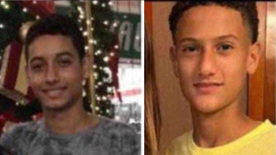 Lorenzo Menezes de Freitas, de 13 anos, e Roberto Wagner de Jesus do Rosário Neto, de 15 anos, morreram em um acidente de trânsito