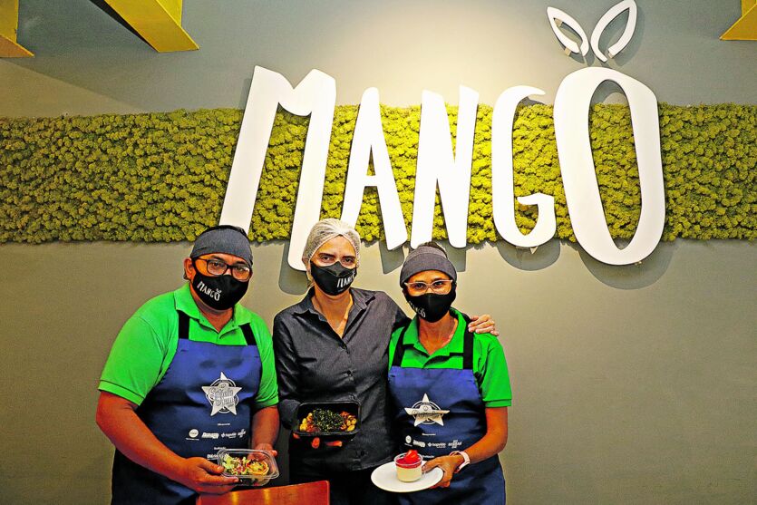 Restaurantes como o Mango tamb&#233;m ofereceram a op&#231;&#227;o de delivery para os pratos do festival Estrela Azul