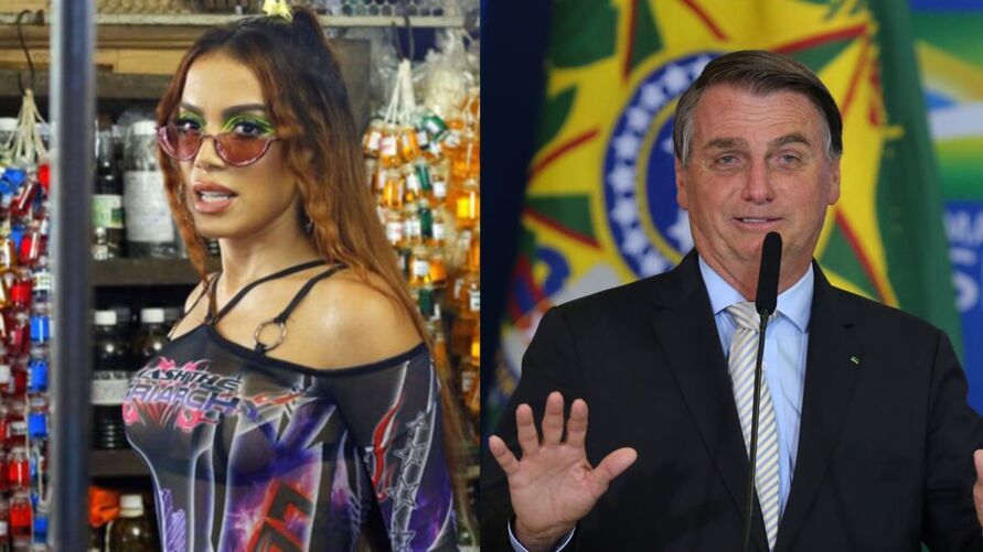 Bolsonaro edita fala de Anitta sobre PT para atacar partido