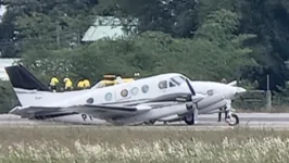 Aeronave teria derrapado na pista do Aeroporto Internacional de Belém