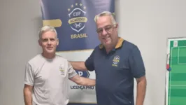 O treinador realiza um curso da CBF no Rio de Janeiro