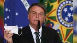 Jair Bolsonaro voltou ao local onde levou uma facada, em 2018.