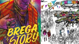 Brega Story é uma graphic novel ambientada no universo da música brega de Belém.