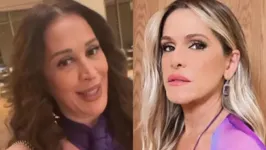 Claudia Raia contou o pedido feito pela amiga Ingrid Guimarães.