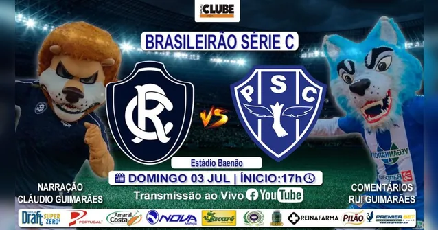 Imagem ilustrativa da notícia Tem Jogo no DOL! Ouça o clássico Re x Pa 766 clicando aqui!