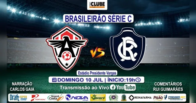 Imagem ilustrativa da notícia Tem Jogo no DOL! Ouça Atlético-CE X Clube do Remo 