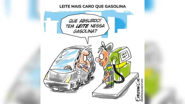 Imagem ilustrativa da notícia Leite está mais caro que o litro da gasolina