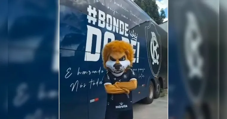 Imagem ilustrativa da notícia Novo ônibus do Clube do Remo chega em Belém. Veja o vídeo!