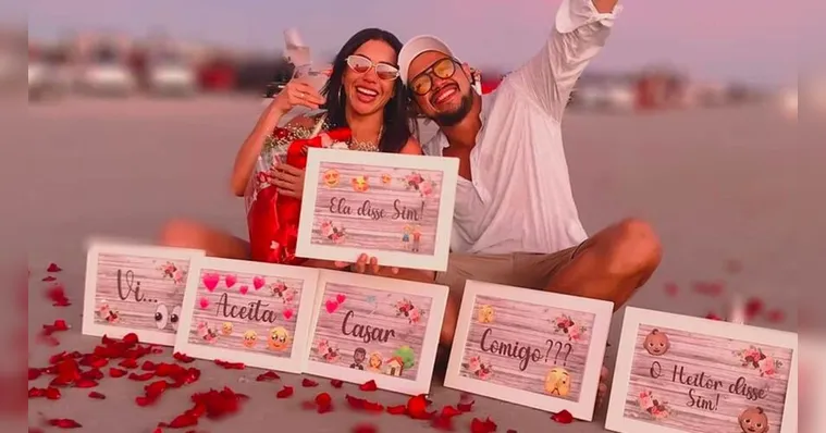 Imagem ilustrativa da notícia Viviane Batidão foi pedida em casamento em praia de Salinas