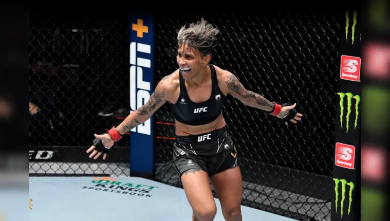 Imagem ilustrativa da notícia Paraense Amanda Lemos faz bonito e vence no UFC