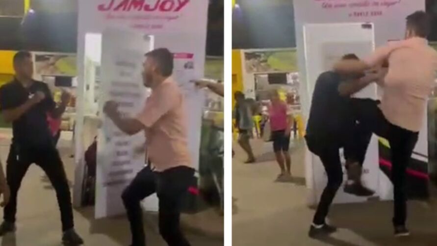 Homens brigam em terminal rodoviário de Marabá