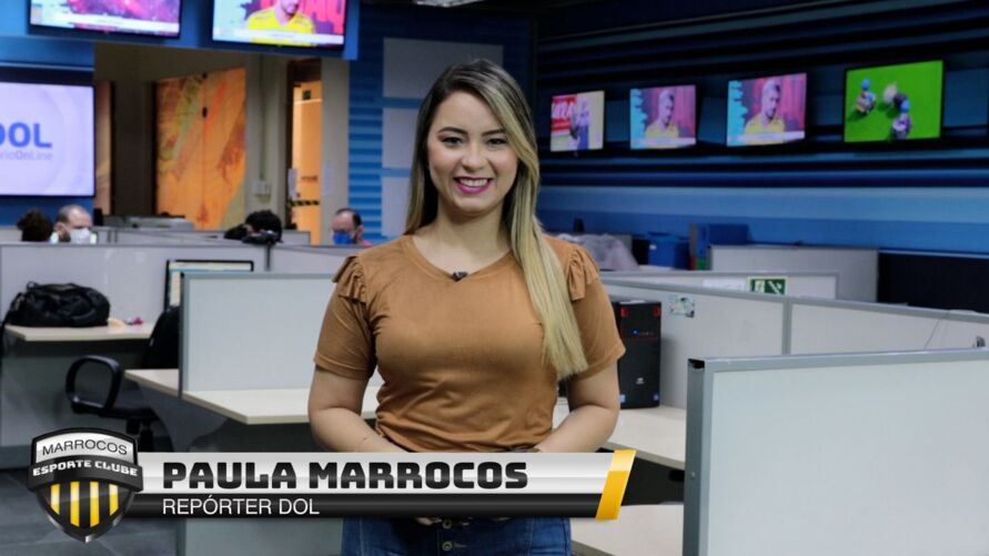 A repórter do DOL, Paula Marrocos.