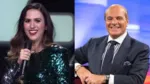 Tatá Werneck e Marcelo Carvalho, sócio diretor da rede TV.