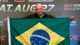 UFC, que tem Dana White como presidente, negocia direitos de TV com a Band.