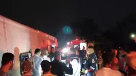 Várias pessoas ficaram feridas após ônibus tomar na BR-163.