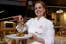 Chef Ângela Sicília no dia da gravação do EP 10 com a receita do internauta Erick Souza do Rio de Janeiro.