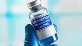 Frasco da vacina Monkeypox