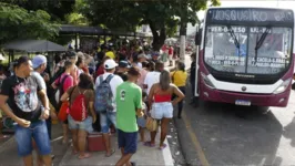 Muita fila para embarcar para Mosqueiro neste sábado