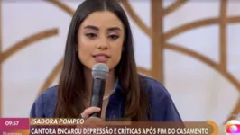 Isadora Pompeo tem 23 anos, ela é influencer, compositora e cantora gospel.