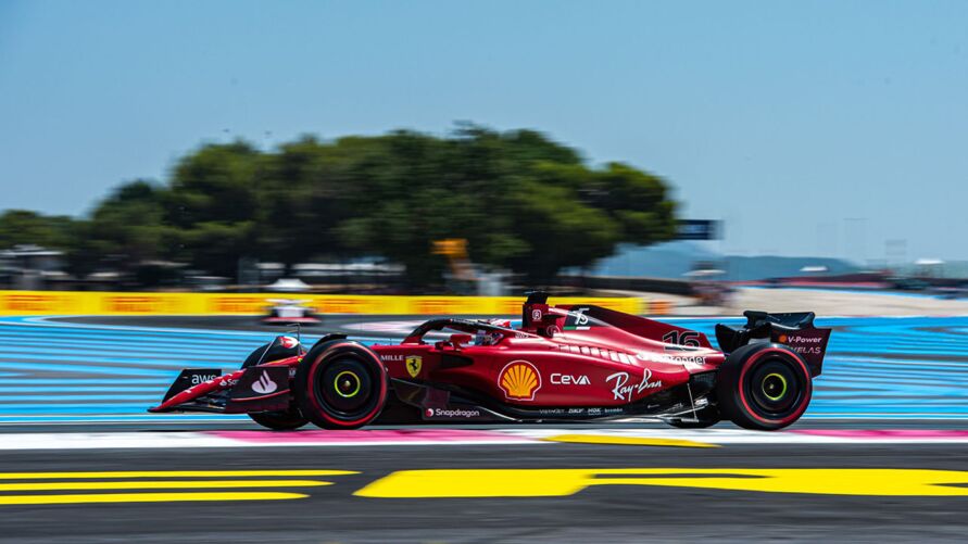 Ferrari dominou o dia com os melhores tempos no Gp da França
