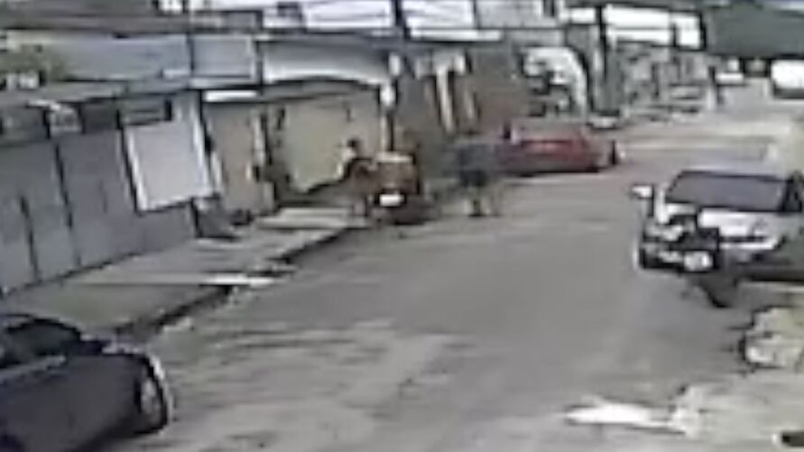Imagem ilustrativa da notícia: Vídeo: câmera flagra roubo de moto em Ananindeua