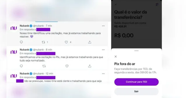 Imagem ilustrativa da notícia Nubank apresenta problemas com o Pix nesta sexta (22)