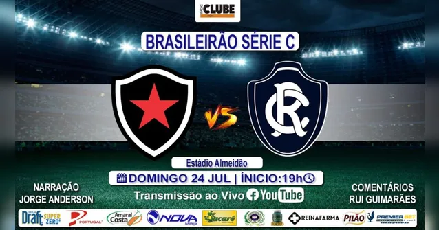 Imagem ilustrativa da notícia Tem Jogo no DOL! Ouça Botafogo-PB X Remo pela Série C