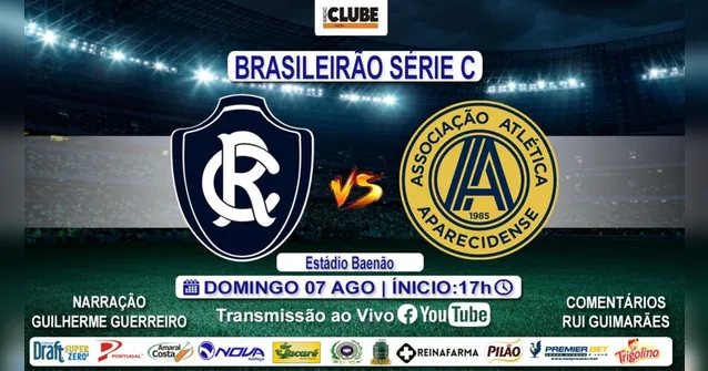 Imagem ilustrativa da notícia Tem Jogo no DOL! Ouça Remo X Aparecidense-GO