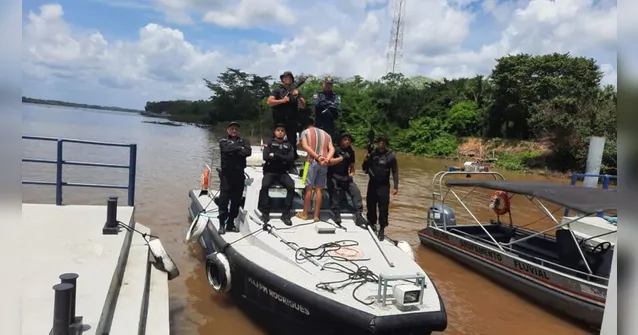 Imagem ilustrativa da notícia Forças de Segurança prendem pirata acusado de roubos no Pará