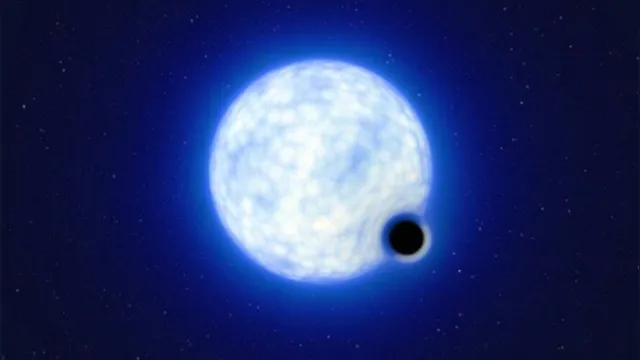Imagem ilustrativa da notícia Cientistas detectam buraco negro fora da Via Láctea