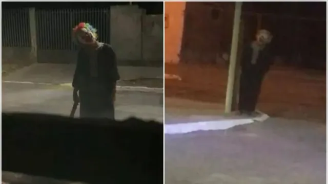 Imagem ilustrativa da notícia Vídeo: 'palhaço assassino' causa pânico em moradores 