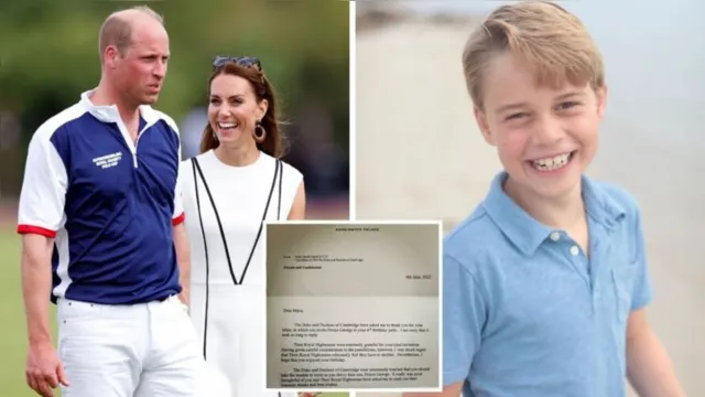 Imagem ilustrativa da notícia Kate responde menina após convite ao pequeno príncipe George