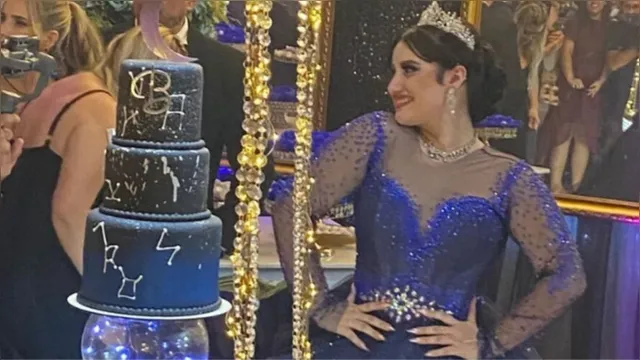 Imagem ilustrativa da notícia Vídeo: vestido de debutante pega fogo durante festa no AM