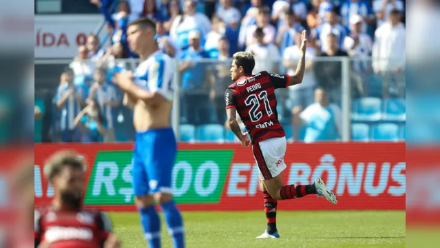 Imagem ilustrativa da notícia Flamengo vence o Avaí com show de Pedro e estreia de Vidal