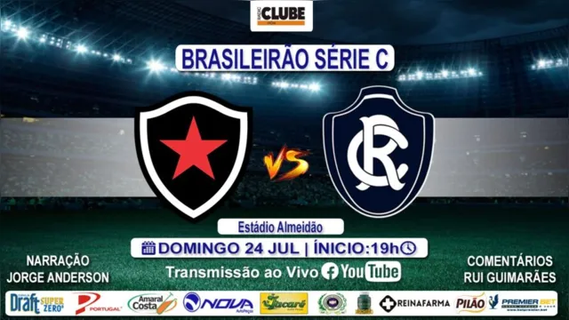 Imagem ilustrativa da notícia Tem Jogo no DOL! Ouça Botafogo-PB X Remo pela Série C