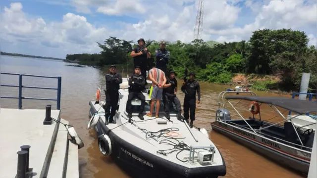 Imagem ilustrativa da notícia Forças de Segurança prendem pirata acusado de roubos no Pará