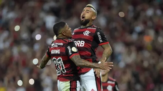 Imagem ilustrativa da notícia Vidal marca e Flamengo goleia no Brasileirão; veja o vídeo!