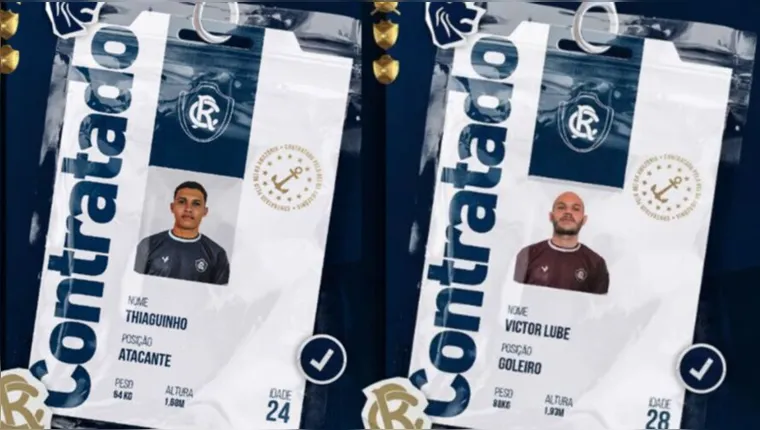 Imagem ilustrativa da notícia Goleiro e atacante podem estrear pelo Clube do Remo