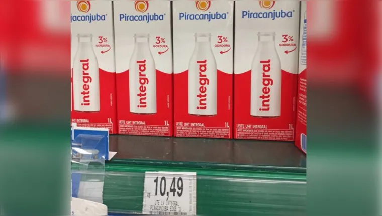 Imagem ilustrativa da notícia Preço
do leite já ultrapassa o da gasolina
