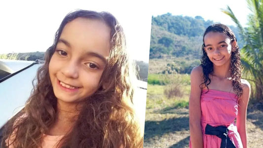 Bianca Rodrigues Siqueira Lima, de 11 anos, foi morta quando voltava da casa da avó.