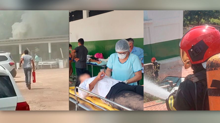 Incêndio de grandes proporções atingiu o Hospital Municipal de Marabá