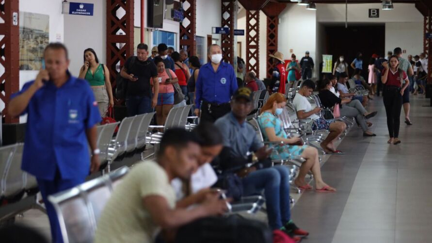 No quarto final de semana de julho, o fluxo de passageiros segue intenso no Terminal Hidrovário de Belém.