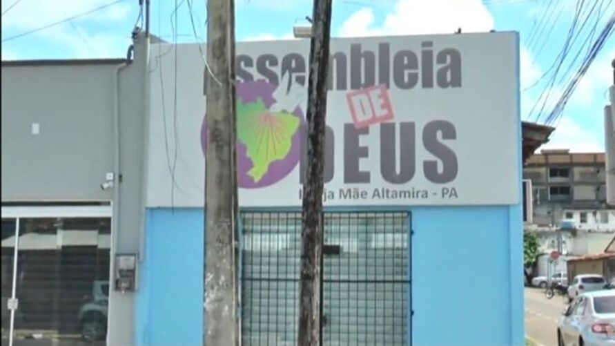 O pastor acusado é dirigente da igreja, em Altamira