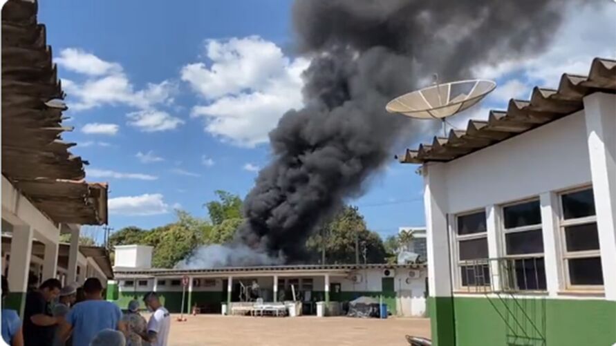Incêndio atinge Hospital Municipal de Marabá.