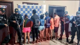 Os dois homens e quatro mulheres, foram conduzidos para a Delegacia de Polícia Civil de Rio Maria